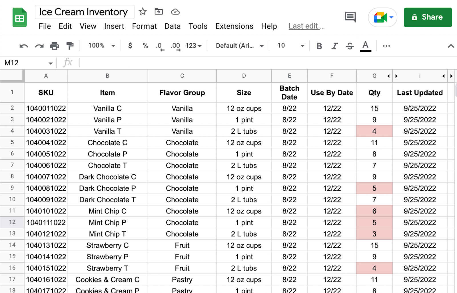 3 Ways To Make An Inventory Sheet In Google Sheets