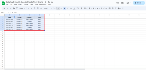 Pivot Tables