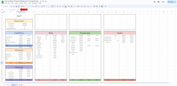 Step 4 Use Formulas and Functions Step 4 Use Formulas and Functions