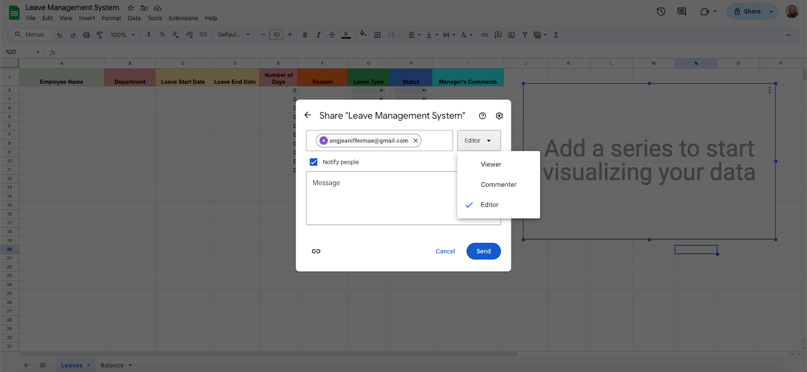 Sharing Your Leave Management System