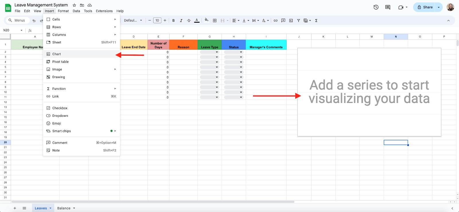 Visualize Data with Charts