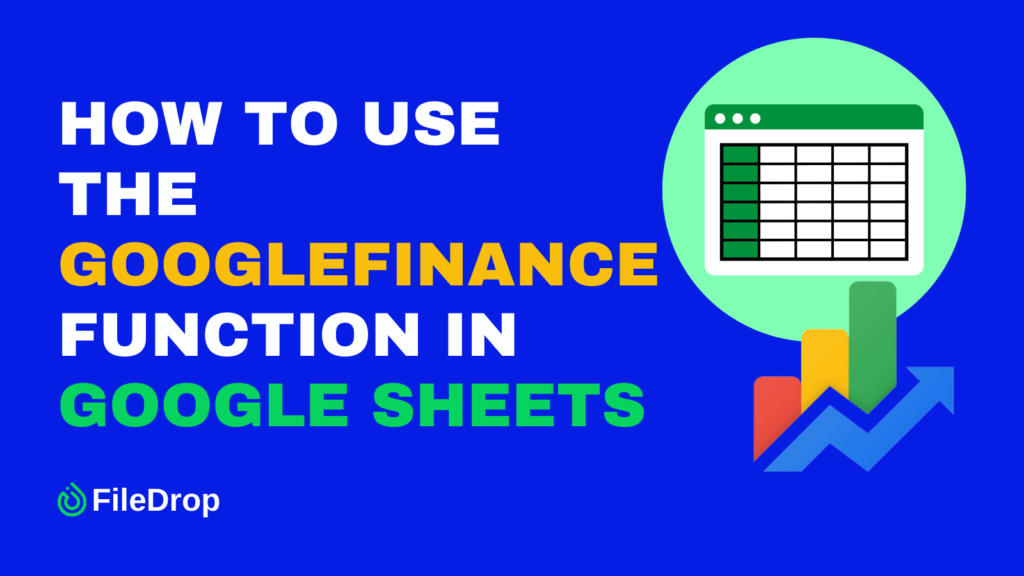 Googlefinance Function Google Sheets