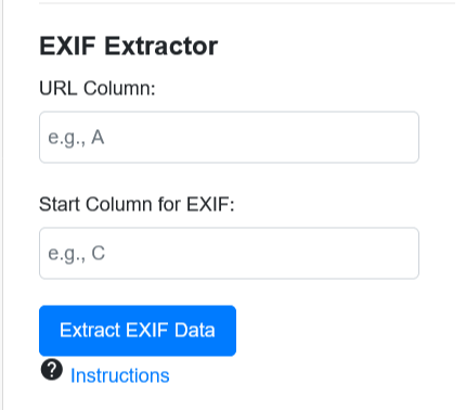 exif extractor