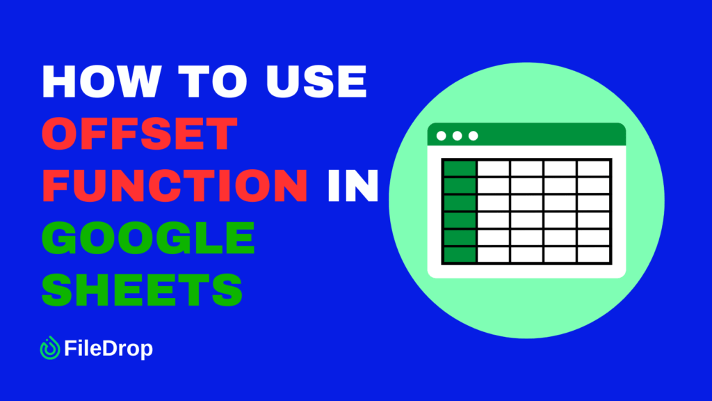 offset function google sheets Offset Function Google Sheets