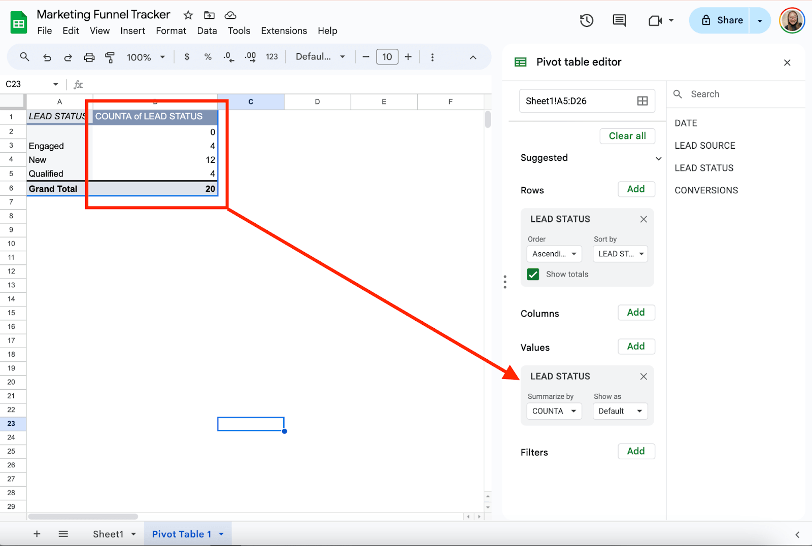 Add Data to Values