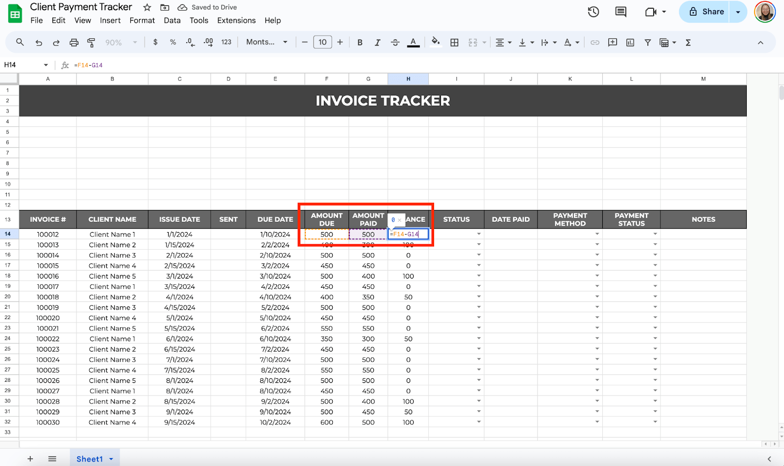 Use Formulas to Automate Calculations