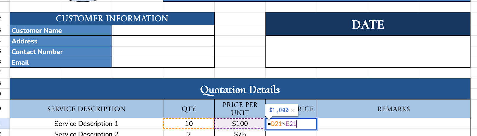 Add Automatic Calculations Add Automatic Calculations