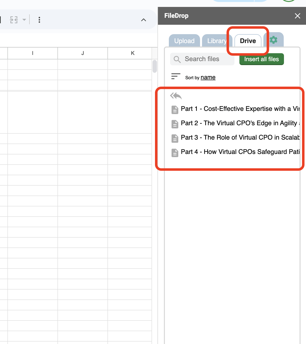 Google Drive Integration 
