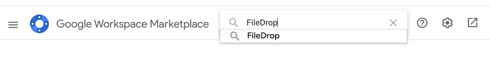 Search for FileDrop