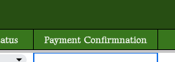 Add a Payment Confirmation Column Add a Payment Confirmation Column