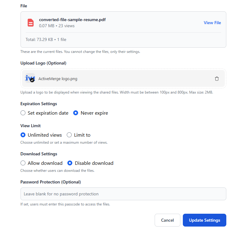 pdf sharing options FileDrop pdf sharing options FileDrop